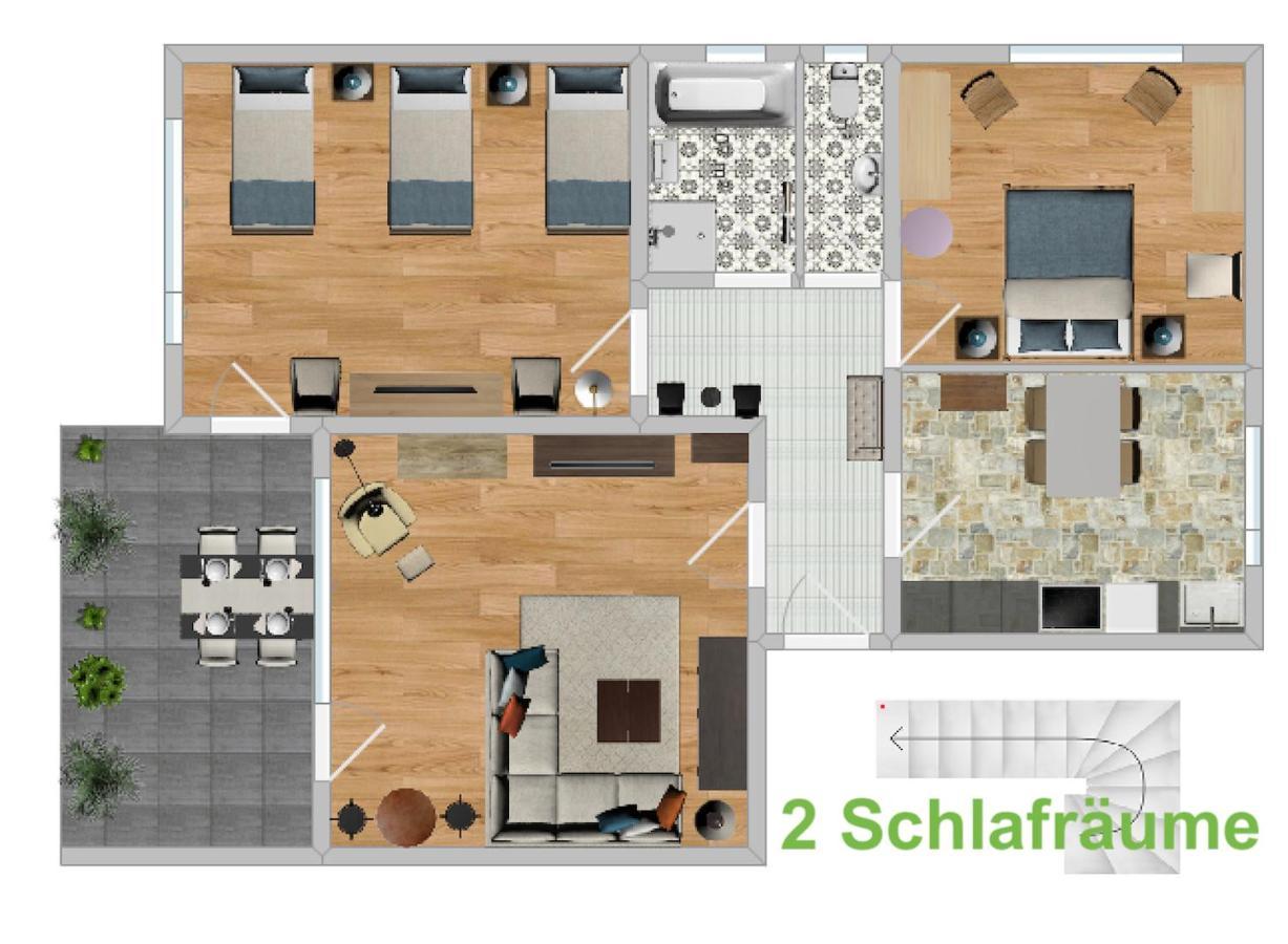 Stadtferienwohnung 뮐하임 외부 사진
